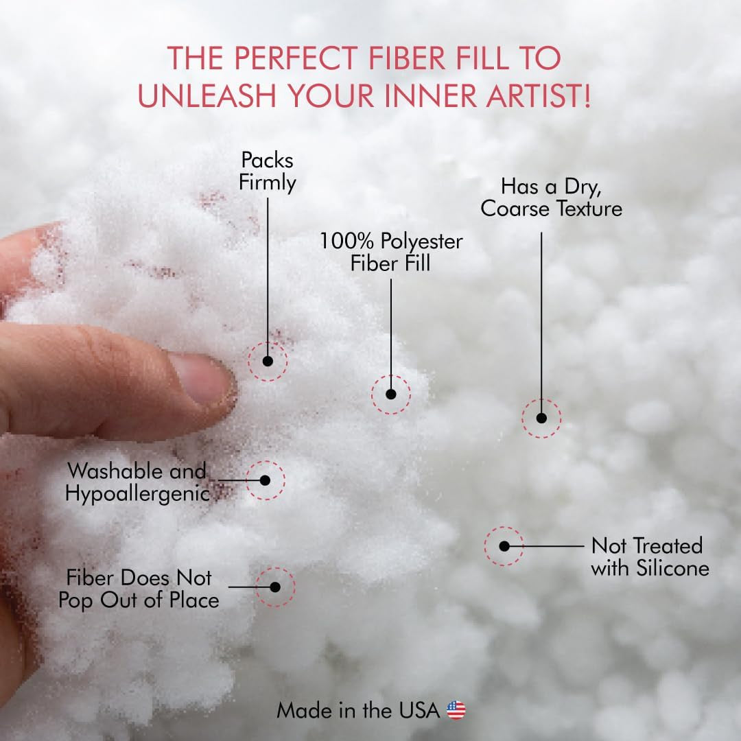 Poly-Fil Crafter’S Choice Packaging Fiber, 10 Ounce (Pack of 1), Blue