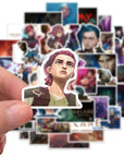 Arcane 50Pcs Stickers - Waterproof Vinyl for Laptops, Skateboards, Bikes, Bumper, and More, High-Quality Decals with 100% Free Exchange Guarantee