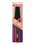 Red by Kiss Glide & Define Non-Slip Detangling Brush for Natural Hair Scalp Care Hair (Travel size) Heat Resistant Bristles Works Well with Blow Dryer