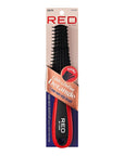 Red by Kiss Glide & Define Non-Slip Detangling Brush for Natural Hair Scalp Care Hair (Travel size) Heat Resistant Bristles Works Well with Blow Dryer