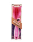 Red by Kiss Glide & Define Non-Slip Detangling Brush for Natural Hair Scalp Care Hair (Travel size) Heat Resistant Bristles Works Well with Blow Dryer