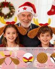 10pcs Adults Santa Costume Suit with Mask Mens Deluxe Christmas Green Santa Claus Outfit for Halloween