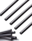 Graphite Stir Rod, 5Pack Graphite Crucible Stir Stick Long Carbon Stirring Rod for Molten Metal and Melting Casting Gold Silver Copper, 12"/30 Cm Lentgh 5/16"/0.8 Cm Diameter Graphite Rod Electrode