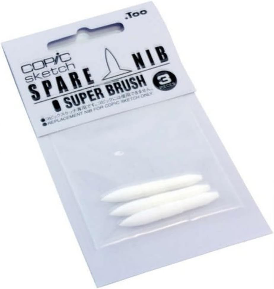 Markers Super Brush Nib (003355), White