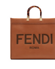 2024 Luxe Fendi-Inspired Tote - Large Capacity Vintage Leather Shoulder Bag with Golden Details for Women