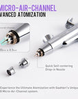 Airbrush Kit, Airbrush Gun Dual-Action Gravity 1/2 & 1/4 Oz Fluid Cup, 0.35 & 0.5 Mm Needle, Cost-Effective Air Brush Set Makeup Nail Art Painting Model Coloring Cake Decor Silver