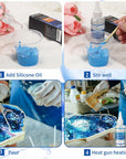 Silicone Pouring Oil Acrylic Pouring Oil Cell Activator Pure Silicone Oil for Cell Creation in Acrylic Paint,2 Ounce