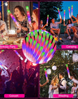 Foam Glow Sticks 110Pcs Led Foam Sticks with 3 Modes Flashing Changing,Glow in the Dark Party Supplies Wedding Halloween Thanksgiving Christmas (110)