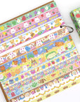 30 Rolls Kawaii Washi Tape Set - Cute Bear Print Washi Tapes Decorative for Kids, School Supplies, Journalings,Scrapbooking, DIY Crafts, 20/15/10Mm Wide
