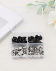 45 Pieces Pin Backs Locking Pin Keepers Locking Clasp Pin Backs Replacement with Blank Pins for Brooch Pins,Lapel Pins, Enamel Pins and Hat Pins
