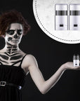 6 Pack Halloween Clown Makeup Black Face Body Paint Makeup Sticks Black Face Foundation Makeup Kit for Clown Skeleton Vampire Skull Cosplay Party