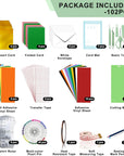 The All-In-One Accessories Bundle for Cricut Joy-Accessories and Supplies Include Card Kit,Vinyl Sheets,Joy Mat and Weeding Tools