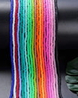 20Strands Clay Beads Clay Bracelet Beads 4Mm Flat round Clay Beads Clay Spacer Beads Flat Clay Beads about 8000Pcs Clay Beads for Jewelry Making Bracelets Necklace Crafts (20 Color, 4Mm)