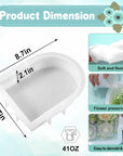 Resin Molds Silicone,Epoxy Resin Casting Craft Mold for Flower Preservation Bookends DIY Art (Large, Arch)