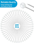 600 PCS Sewing Pins for Fabricwhite Straight Head Pinspush Pinsmap Pinscraft Positioning Pins Fixed Sewing Marker Needle for Crafting Dressmakerjewelry Diycraft and Sewing Wedding Flower Decorations