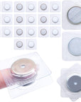 Hidden Sew Magnetic Snap Invisible Hidden Sew in PVC Hidden Purse Closure for Fastener Handbag Cloth Clasp DIY Craft Sewing Tools