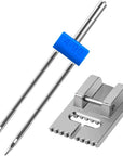 6Pack Twin Needle Double Needle with 2 PCS 9 Groove Pintuck Presser Foot 3 Size 2/90 3/90 4/90 by