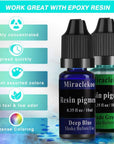 18 Colors Epoxy Resin Color Pigment Liquid Resin Color Dye Translucent Resin Colorant