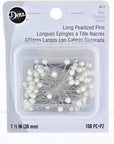 132 Pearlized Pins, Petite, White, 3/4-Inch (150-Count)