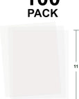 100 Pack Translucent Vellum Paper, 8.5 X 11 Inches
