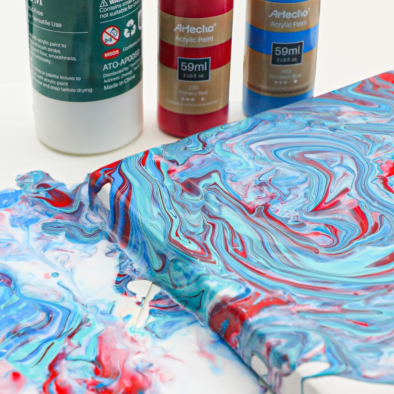 Pouring Effects Medium 8Oz / 236Ml, Acrylic Medium for Acrylic Paint, Premium Acrylic Paint Thinner