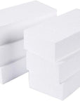 6 Pack Foam Blocks for Crafts - Polystyrene Brick Rectangles for Art Sculpting, Flower Arrangements, DIY, Packing (8 X 4 X 2 In)