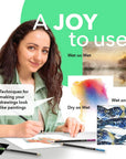 72 Watercolor Pencils Set | Vibrant Pigments for Blending, Drawing and Painting | for Adults, Hobbyists and Professionals I Protected and Organized in Presentation Tin Box