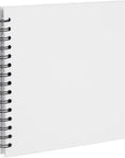 8X8 Inch Scrapbook Photo Album for Family Photos, Wedding Guest Book, Anniversary (40 Sheets)