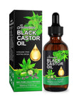 Organic Castor Oil 100% Pure Natural Jamaican Black Body Pressed Oil Eyebrows-Hair Eyelashes and Cold Oil Castor Oil N8J2