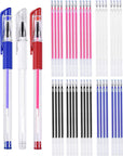 4 Pieces Heat Erasable Pens for Fabric with 28 Refills Fabric Marking Pens Fabric Markers for Quilting Sewing DIY Dressmaking Fabrics Tailors Chalk(32)