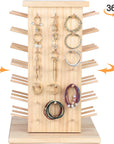 84 Spools (Assembly) 360° Fully Rotating Wooden Thread Rack/Thread Holder Organizer for Sewing, Quilting, Embroidery, Hair-Braiding and Jewelry