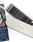 Charcoal Pencils, Pack, 4 Count (39000)
