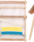 Weaving Loom Kit, 15.2" H X 9.85" W Wooden Tapestry Looms, Warp Frame Loom Heddle Bar for Weave Board Weaver Tapestry Kids Beginner