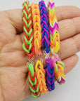500 Pack S Clips Loom Rubber Bands Clips Plastic Connectors Refills Clips for Loom Bracelets DIY Bracelet Making Loom Band (Transparent)