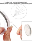 Beading Wire for Jewelry Making, 28-Gauge Thin Metal Wire Bracelet Making Wire 141 FT Stainless Steel Wire