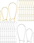 Ear Wire Hooks,300Pcs Earring Hooks Dangle Earring Kidney Ear Wires Earring Teardrop Ear Wire for DIY Jewelry Making