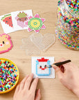 2 Buckets of Fuse Beads, 46,000 Pcs 5Mm Beads for Kids Crafts, 30 Colors Iron Beads with 6 Pegboards, 10 Ironing Paper, 20 Patterns, Gifts for Birthday Christmas, Multicolor Beads Refill Kit