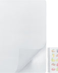 Reusable Sticker Book Collecting Album Blank Sticker Storage Book for Adults with Clear Plastic Cover 40 Sheets Release Paper Sticker Collection Book for Sticker Keeper Holder A5 Size