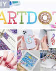 Beads for Diamond Painting Kit, 89000 Pieces 445 Colors Drills Sparkle Diamonds for Nails Diamond Art Crafts (Square Beads 200 Pcs per Bag)