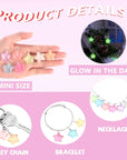 Glow in the Dark Star Charms Luminous Resin Star Pendants Charms Bulk Star Pendant Bead Pendants for Jewelry Making, 7 Colors