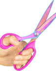 Right Handed Scissors Adults,Titanium Coating Forged Stainless Steel,Comfort Grip Shears,Super-Sharp, for Office Home General Use Professional Crafting, 9.3 Inch