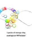 3 Pack Washi Tape Organizer Washi Tape Storage Ring (8 Inches)