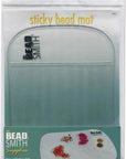 T Sticky Bead Mat, 7.5 X 5.5 Inches, Clear Color, Anti-Slip Pad, Rinse and Reuse Technology, Accessories for Diamond Painting, Jewel, Beads