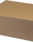 Chipboard Sheets 8.5 X 11 Inches, 50 Pack, Acid Free, 0.057” Heavy Weight, Brown, Create Three-Dimensional Embellishments for Cards, Mixed Media, Crafts, Fabric Organizer