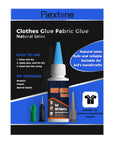 1 Min Quick Bonding Fast Dry Sew Glue Liquid Reinforcing Adhesive Speedy Fix for All Fabrics Clothing Cotton Flannel Denim Leather Polyester Doll Repair (60Ml)