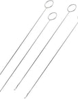 4 Pcs Sewing Loop Turner Hook, Needle Hook with Latch, Tongue Crochet Tool for Fabric Belts Strips Tube Straps DIY Accessories