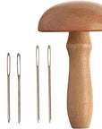 - Magnetic Mushroom Darner & Needles for Quick and Easy Mending - Durable, Efficient, and Versatile Tools for Sewing, Embroidery, and Crafting Projects