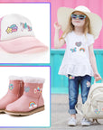 8 Pcs Dreamy Unicorn Iron on Patches Cute Rainbow Star Heart Butterfly Diamond Sew on Embroidered Applique Repair Embroidery Patch DIY Craft Accessories for Kids Girls Clothing Backpack Hat