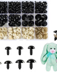 260PCS Plastic Safety Eyes with Washers, 6-18 Mm, 8 Sizes Safety Eyes for Crochet Crafts, DIY Crafts, Stuffed Animals