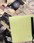 TIYPKE 200Pcs Aesthetic Stickers for Journaling - Vintage Scrapbook Stickers Journaling Supplies Space Moon Stickers Scrapbooking Supplies Paper for Bullet Journals Supplies Kit Junk Journal Planners